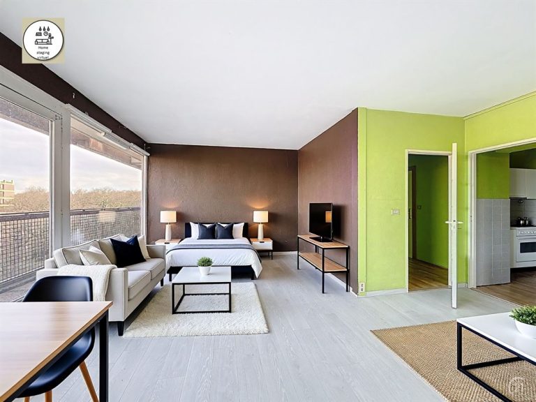 Liège – Cointe : studio avec vue dégagée et exceptionnelle terrasse de 47 m²