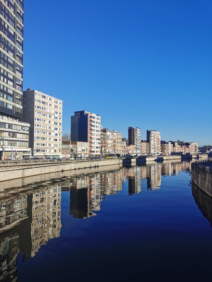 la Meuse, Liège, Belgique